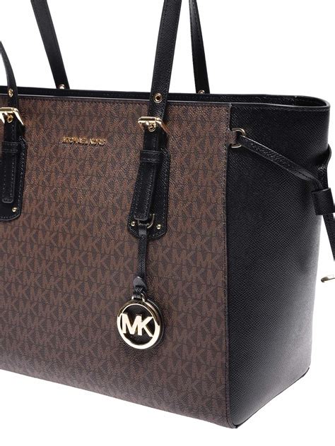 michael kors voyager tote black|michael kors tote bag.